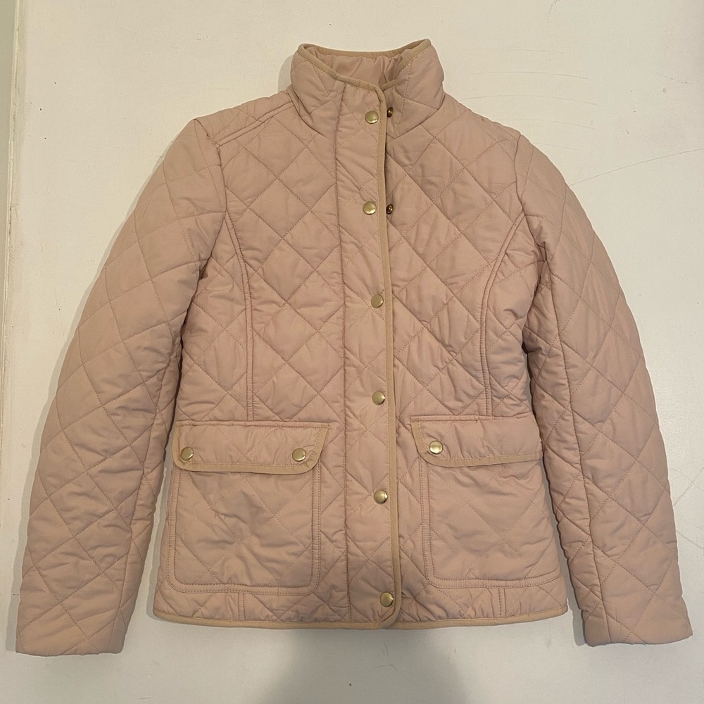 J crew quilted jacket
